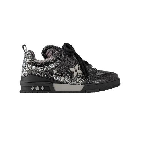 Louis Vuitton Skate Sneaker "Black Swarovski Monogram"