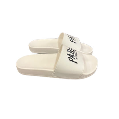 claquette Balenciaga Rubber Paris Logo Slide
