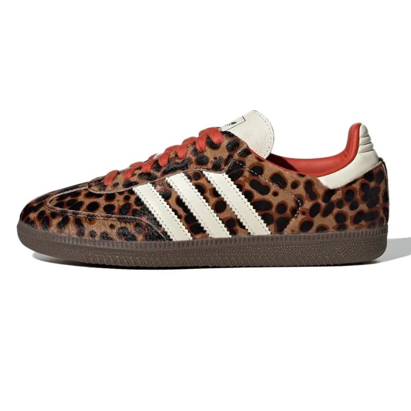 adidas Samba OG "Leopard / Cream Orange"