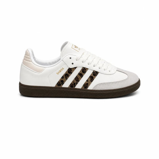Adidas Samba OG GS "LEOPARD CREAM WHITE"