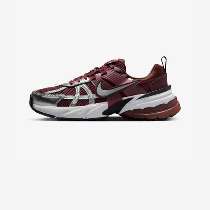 Nike V2K Run Dark Team Red Metallic Platinum