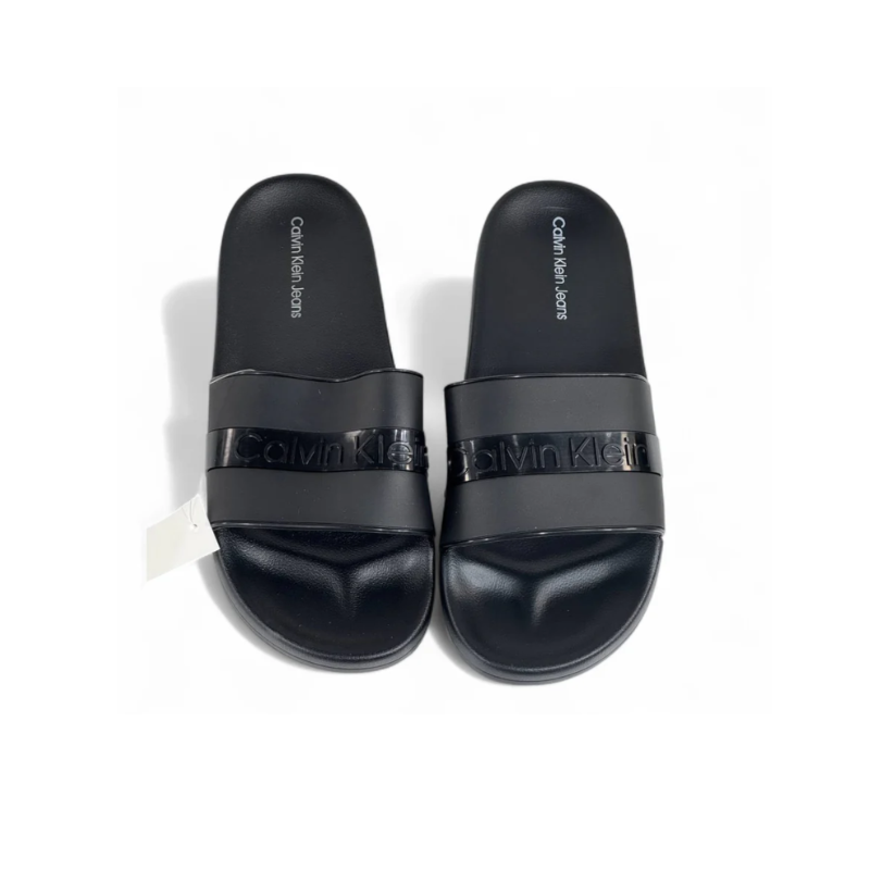claquette Calvin Klein Slide "Triple Black"