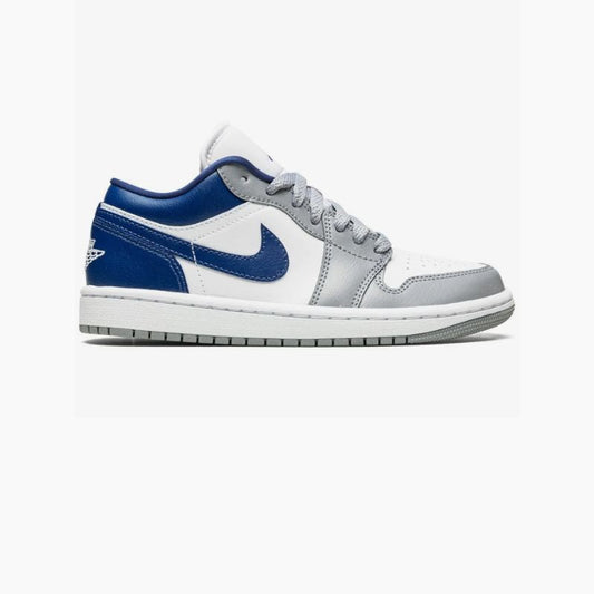 Nike Air Jordan 1 Low Stealth / White / French Blue