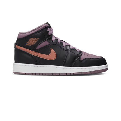 Nike Air Jordan 1 Mid SE "Black / Sky J Mauve"