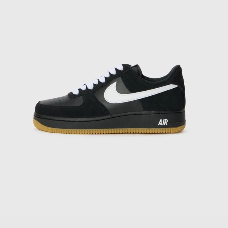 Nike Air Force 1 Black / White / Light Brown