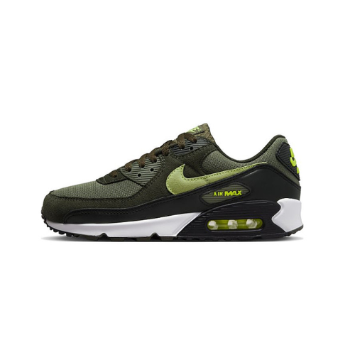 NIKE AIR MAX 90 MEDIUM OLIVE/VOLT/SEQUOIA