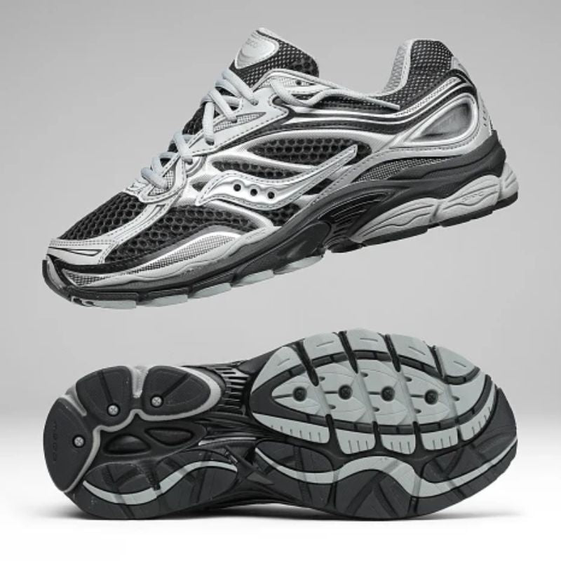 Saucony ProGrid Omni 9 noir gris argenté