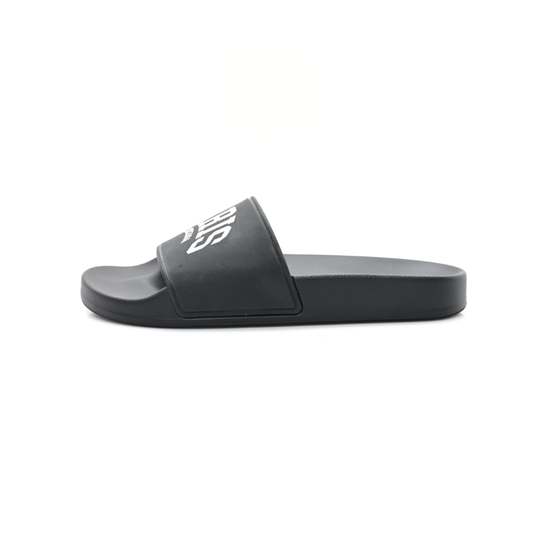 claquette Balenciaga Rubber Paris Logo Slide