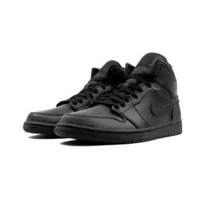 Nike Air Jordan 1 Mid Triple Black