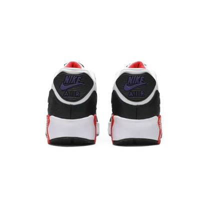 Nike Air Max 90 Leather GS "White Bright Crimson"