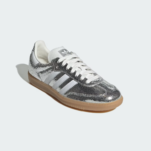Adidas Samba OG Silver Metallic / Cloud White / Core White