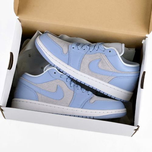 Air Jordan 1 Low "Football Grey / Aluminum"