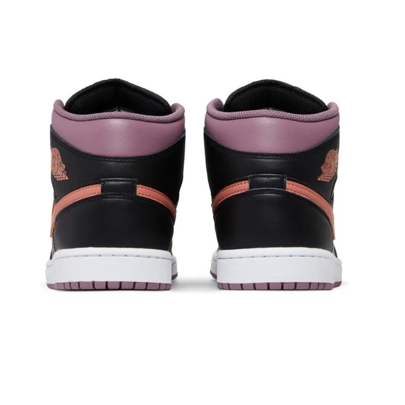 Nike Air Jordan 1 Mid SE "Black / Sky J Mauve"