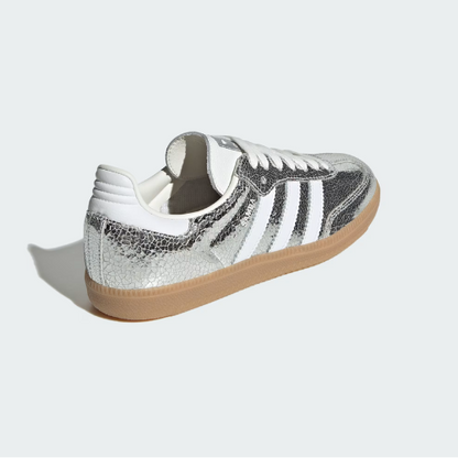 Adidas Samba OG Silver Metallic / Cloud White / Core White
