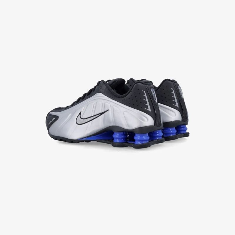 Nike Shox R4 Metallic Silver / Black / Racer Blue