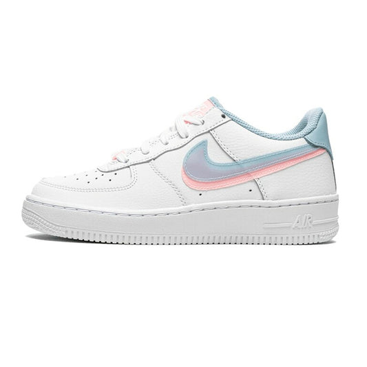 Nike Air Force 1 LV8 Double Swoosh Blue Pink