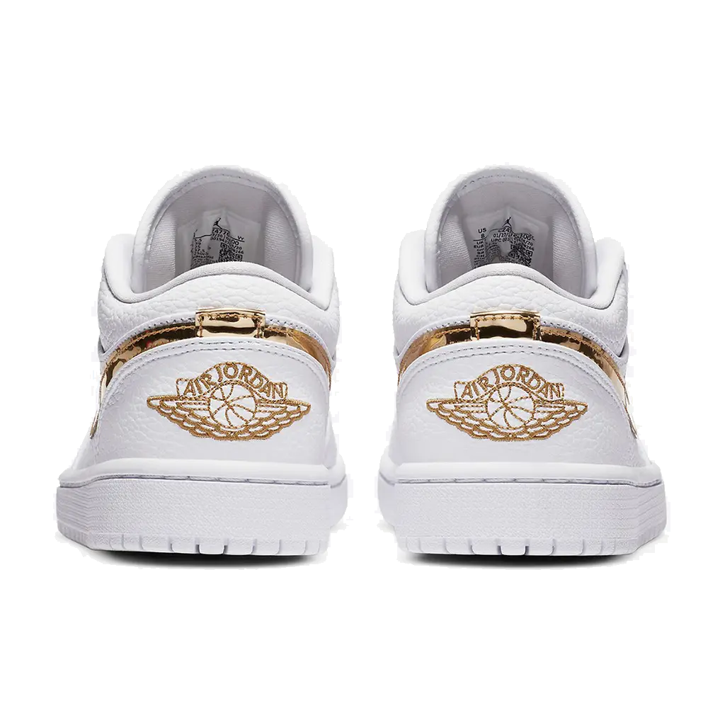 Air Jordan 1 Low SE "White Metallic Gold"