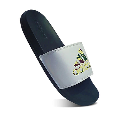 Claquettes ADIDAS ADILETTE COMFORT CAMO BLANC