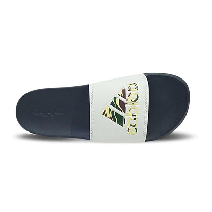 Claquettes ADIDAS ADILETTE COMFORT CAMO BLANC