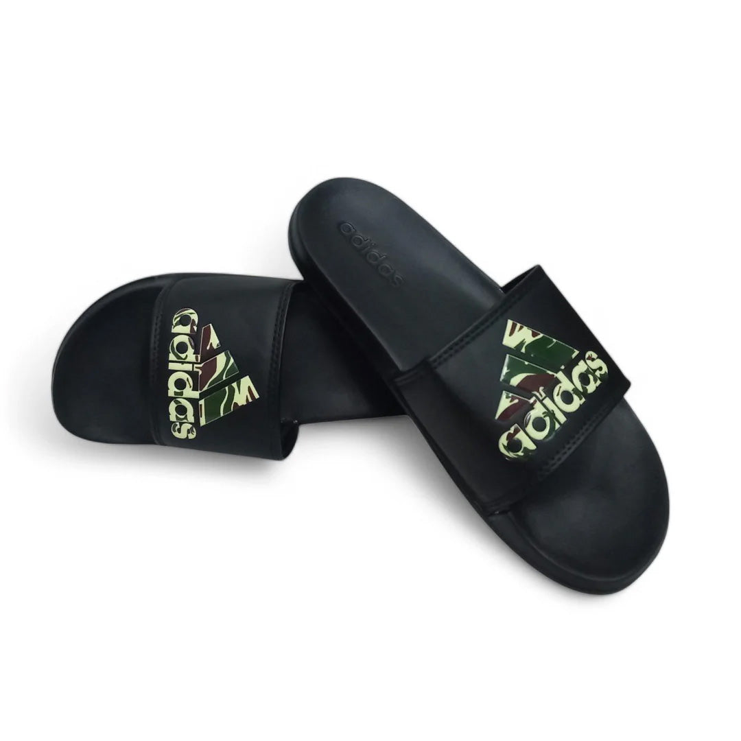 Claquettes ADIDAS ADILETTE COMFORT CAMO Noir