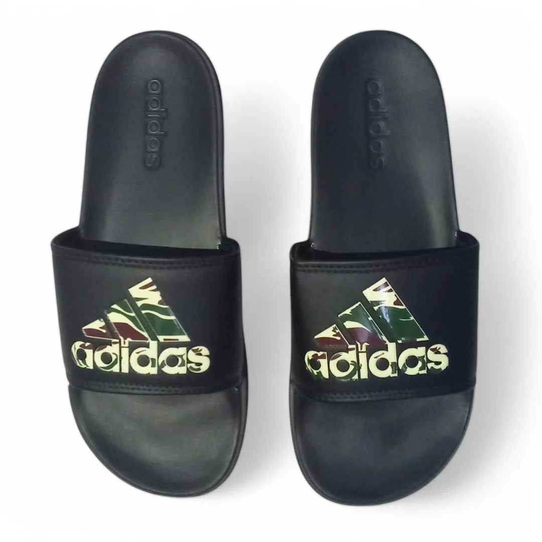 Claquettes ADIDAS ADILETTE COMFORT CAMO Noir